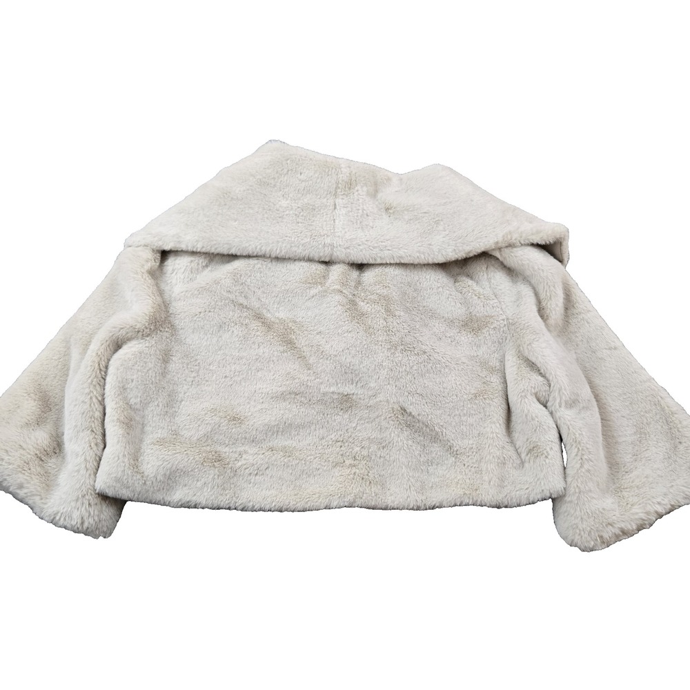 NWT Laundry Shelli Segal Women's Shrug Faux Fur Lined Bolero Formal Cover‎ Large - Picture 3 of 13